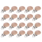 20 штук Бук деревянная соска клип аксессуары для кормления Жевательная для прорезывания зубов Diy клипса для цепи детский Прорезыватель для зубов зажим для пустышки металла