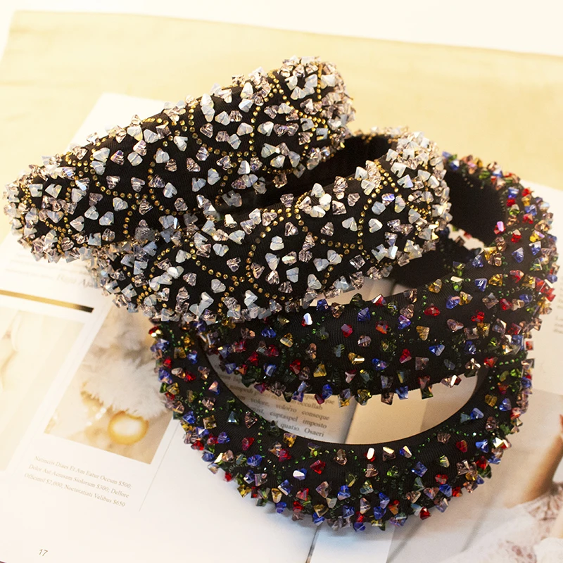 Повязка на голову женская в стиле барокко со стразами стразы| |