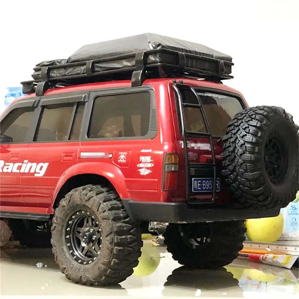 Радиоуправляемая металлическая лестница для 1/10 LC80 TRX4 SCX10 2 II 90046 JEEP RC Rock Crawler