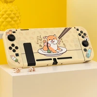 shiba inu protective shell for nintendo switch ns game console case pc hard cover for nintendo switch lite accessories
