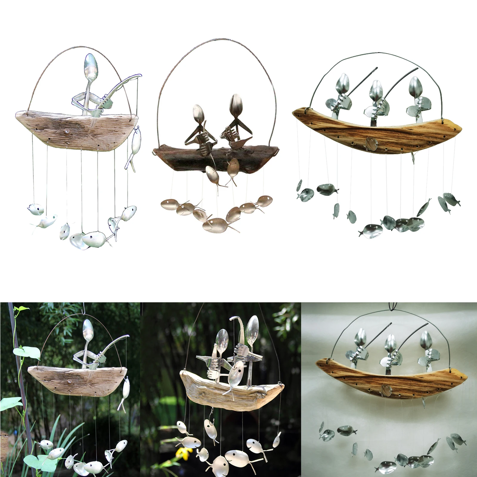 

Wind Bell Wind Chime Sculpture for Indoor Garden Patio Balcony Decoration