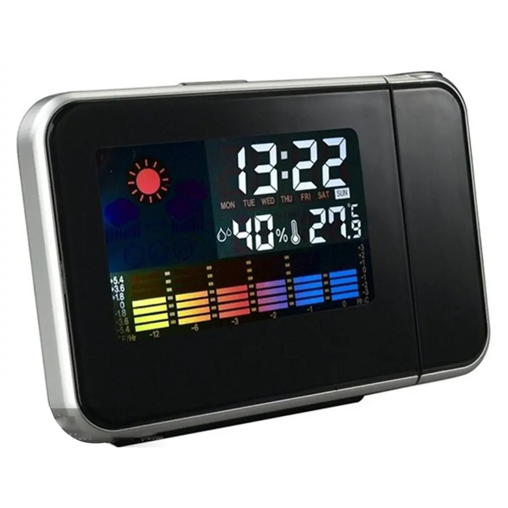 Креативные модные электронные часы с ЖК дисплеем погода 8190 проекционные повтор
