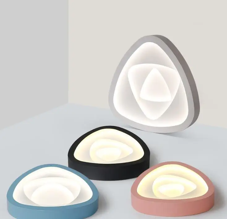 Круглый светодиодный потолочный светильник современные роскошные лампы с