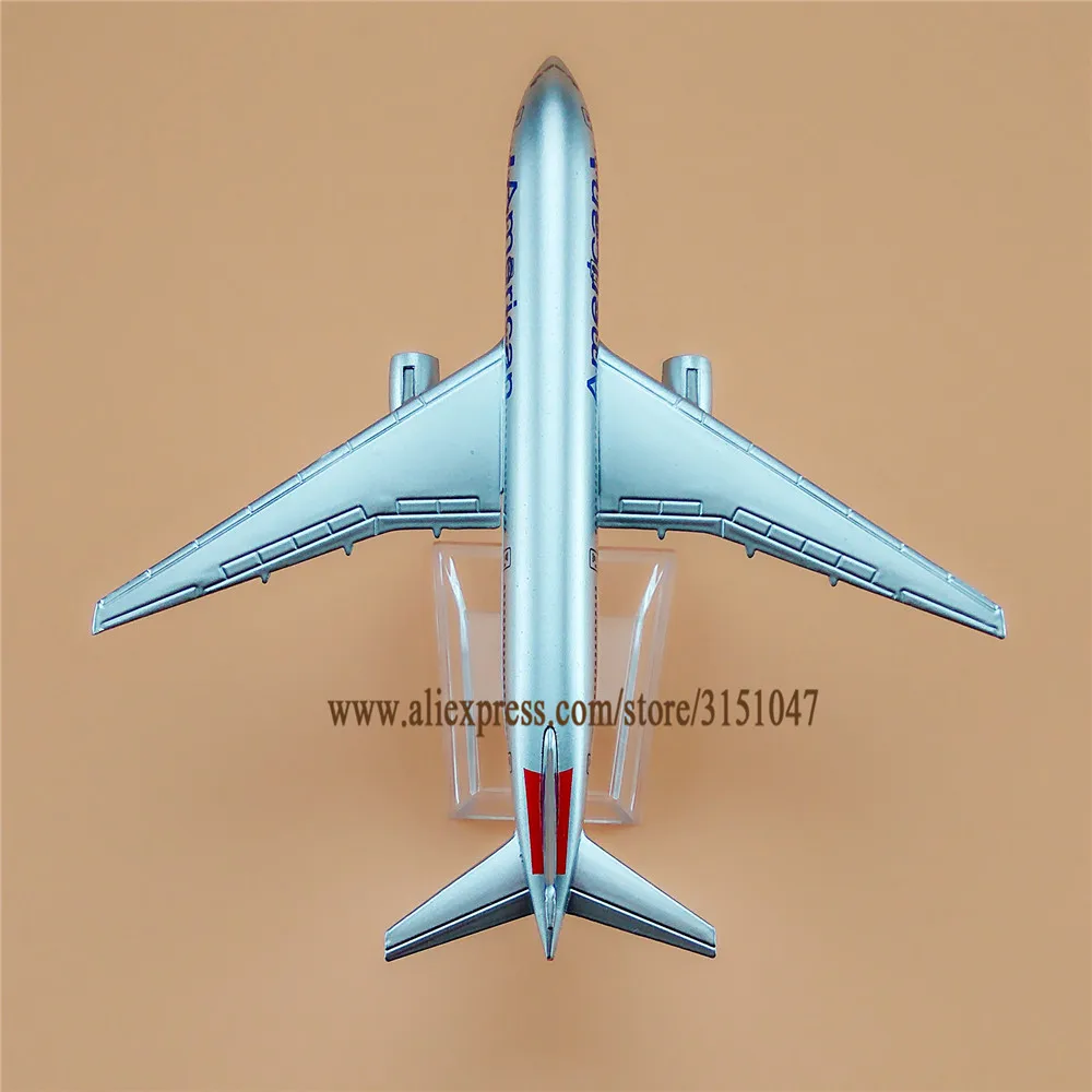 16 см Air American AA Boeing 777 B777 Airlines модель самолета из сплава металла литья под давлением