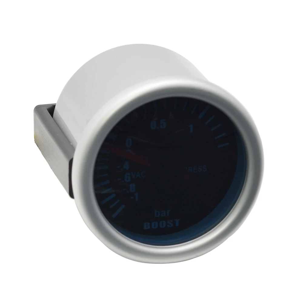 Автомобильная указка Dragon 52 мм с белой подсветкой турбо Датчик давления 1 ~ 2 Бар