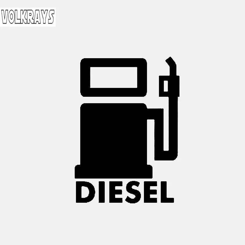 

Volkrays креативные автомобильные стикеры аксессуары для безопасного дизельного топлива, отражающая Водонепроницаемая виниловая наклейка, че...
