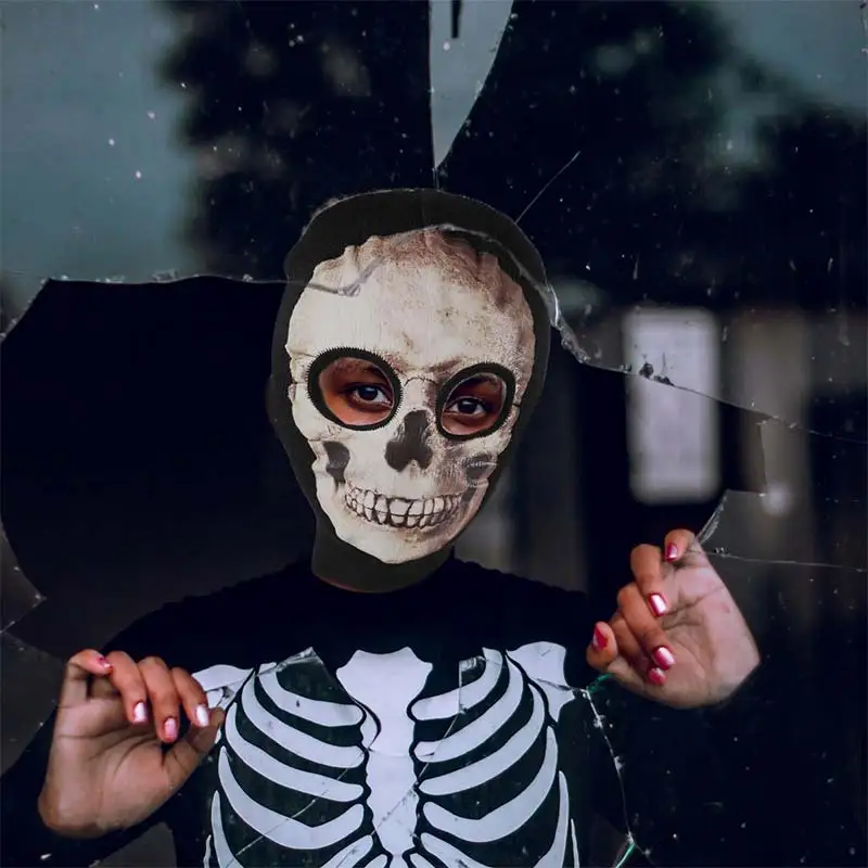 1 шт. трикотажный головной убор в виде черепа|Украшения своими руками для