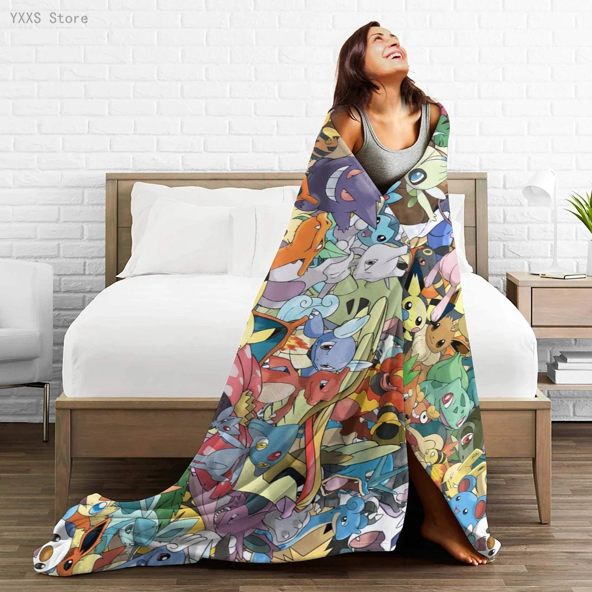 

Anime 3D printed Ultra-Soft Micro Fleece Blanket flannel throw Sherpa bedspread bedding sofa picnic fur soft blanket 300336374
