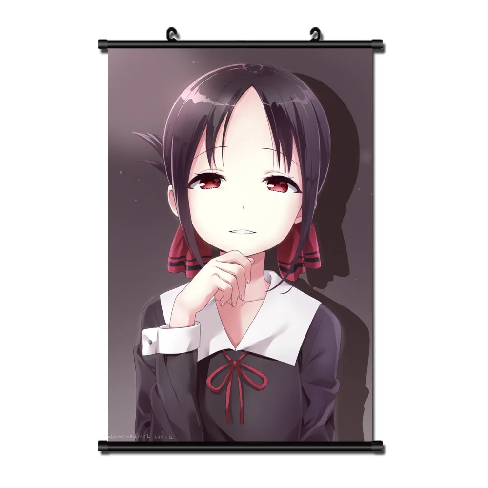 Японское аниме Kaguya sama: Love Is War Shinomiya Fujiwara Chika домашний декор настенные прокрутки