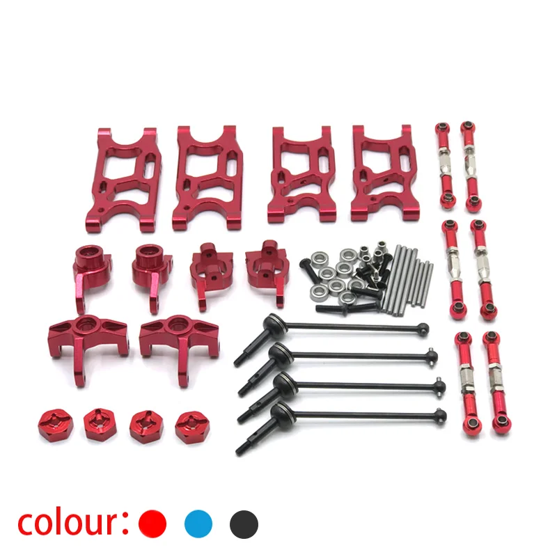 

LC Racing Wltoys 144001 124016 124017 124018 124019 RC Car upgrade parts swing arm steering cup dog bone CVD tie rod kit