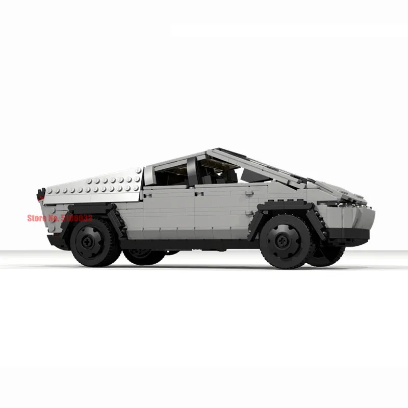 Новинка 950 шт. конструктор Future Supercar Teslaed Cybertrucked Launch V3 концепция эксперта модель