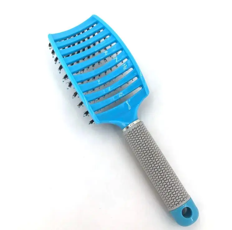 

Detangling nylon brush Women Female Hair Scalp Massage Comb Bristle&nylon Hairbrush Detangling Nylon brush