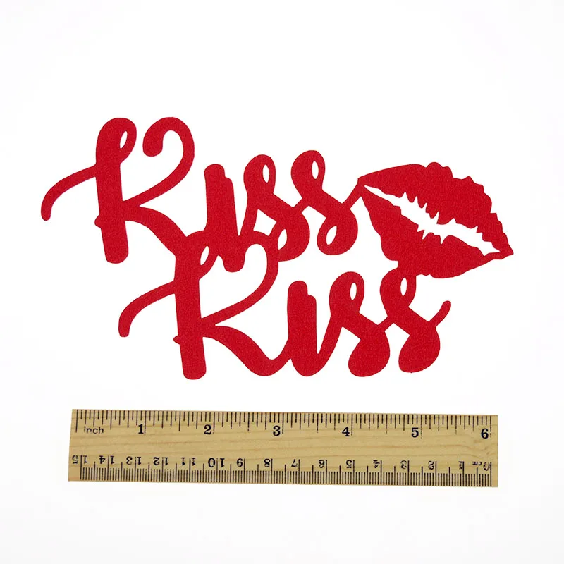 

Cake Topper Kiss Lip Valentines Day Wedding Cupcakes flags Glitter Paper Mariage Cake Toppers Kids Happy Birthday Party Diy New