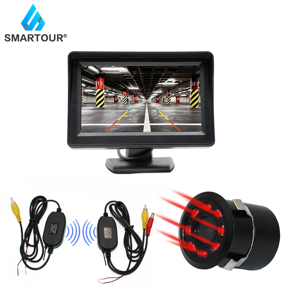 Smartour Автомобильная камера заднего вида с инфракрасным ночным видением|Камеры