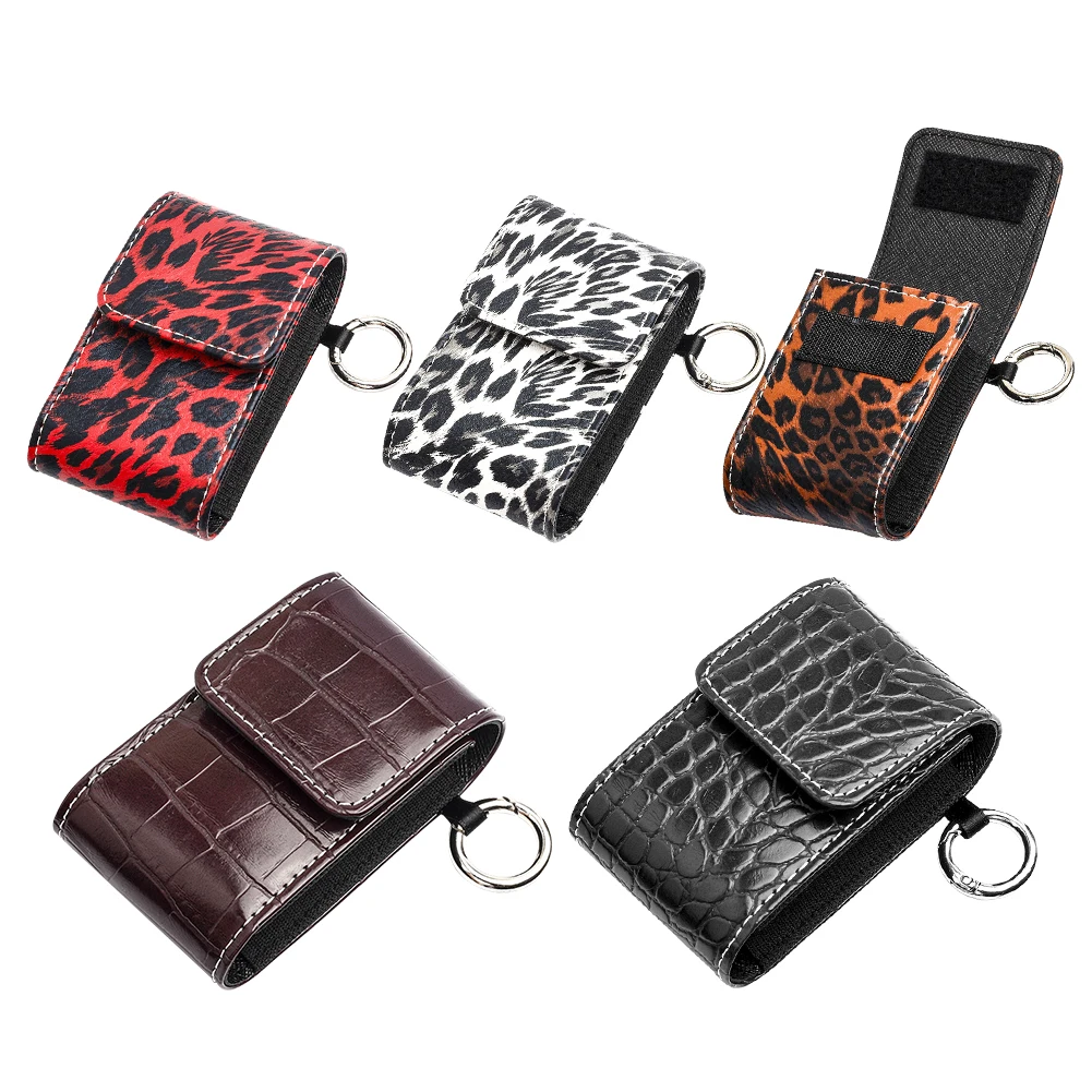 

Миниатюрный кожаный чехол для хранения пульсоксиметра на кончик пальца, защитный держатель, органайзер, защитный чехол для пульсоксиметра,...