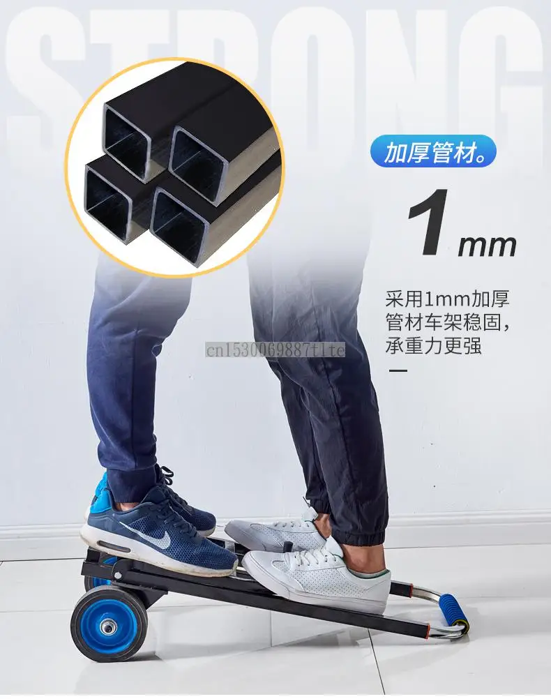 Складная тележка портативная багажная для покупок дома продуктовые магазины