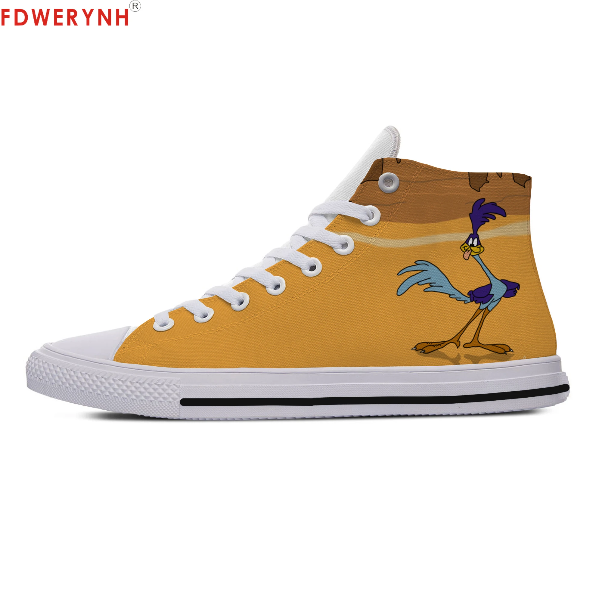 Мужские повседневные туфли Wile E. Классические кроссовки для бега с 3D принтом