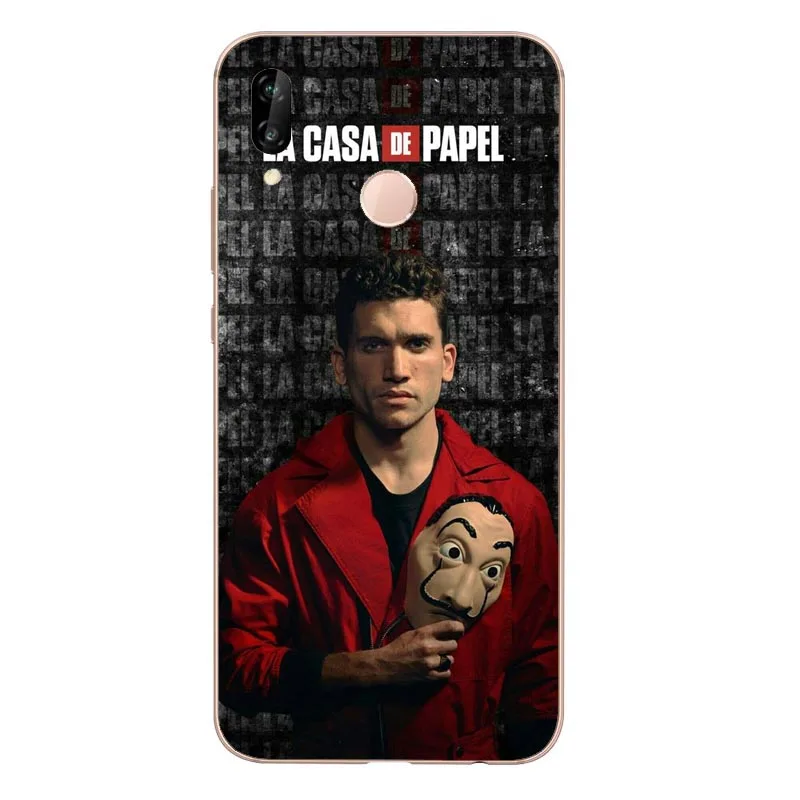 TPU La casa de papel Tokio испанский ТВ прозрачный мягкий Силиконовый ТПУ чехол для телефона huawei P8L P20L P20LITE P30 mate 8 9 10 mate 20Por RS - Цвет: TPU