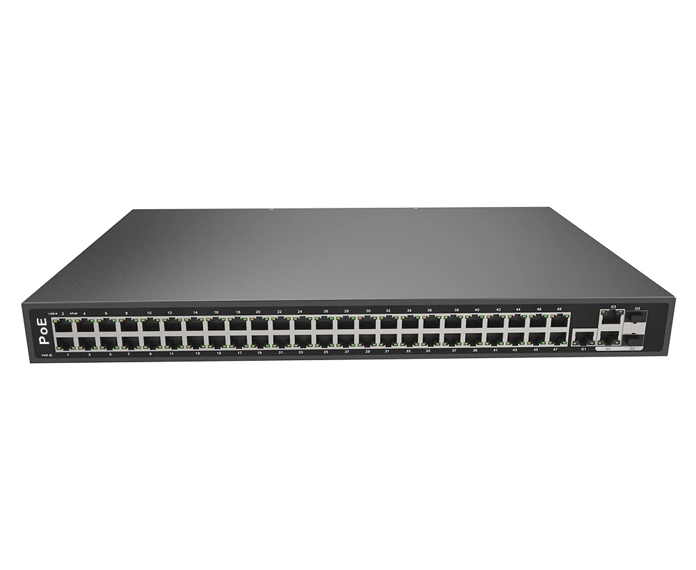 POE Ethernet switch 51 port 10/100Mbps switch 1* Gigabit RJ45 port system intelligent fast IP camera/wireless AP/CCTV