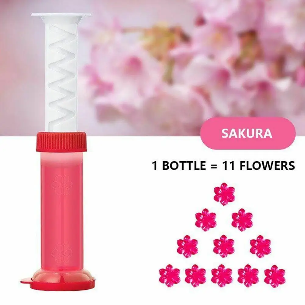 

Flower Aromatic Toilet Gel Deodorant Air Freshener Leave Household Cleaner Needle Fresh Traces Cleaning No and Gel Product P7E7