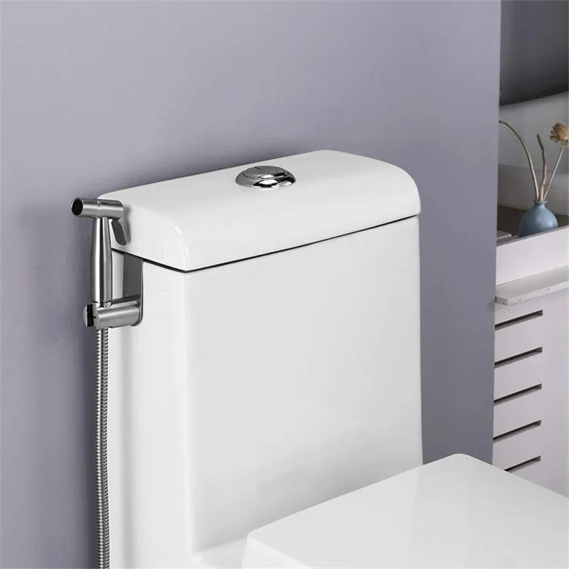 Набор ручных Биде распылителей из нержавеющей стали для ванной комнаты ручная