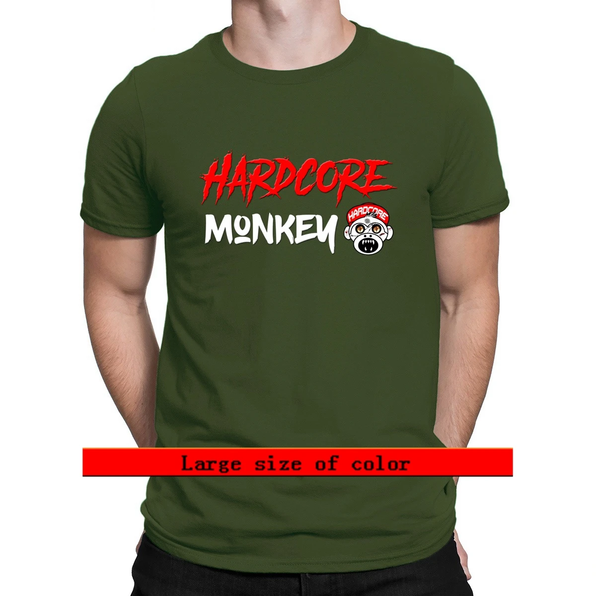 

Hardcore Monkey 2021 T Shirt Fashion Designing Short Sleeve Crew Neck Costume Leisure Crazy Summer Shirt