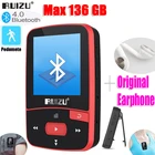 Мини-плеер RUIZU X50, X52, M5, спортивный MP3-плеер с Bluetooth, 8 Гб зажимом, с поддержкой экрана, FM, запись, электронная книга, часы, шагомер