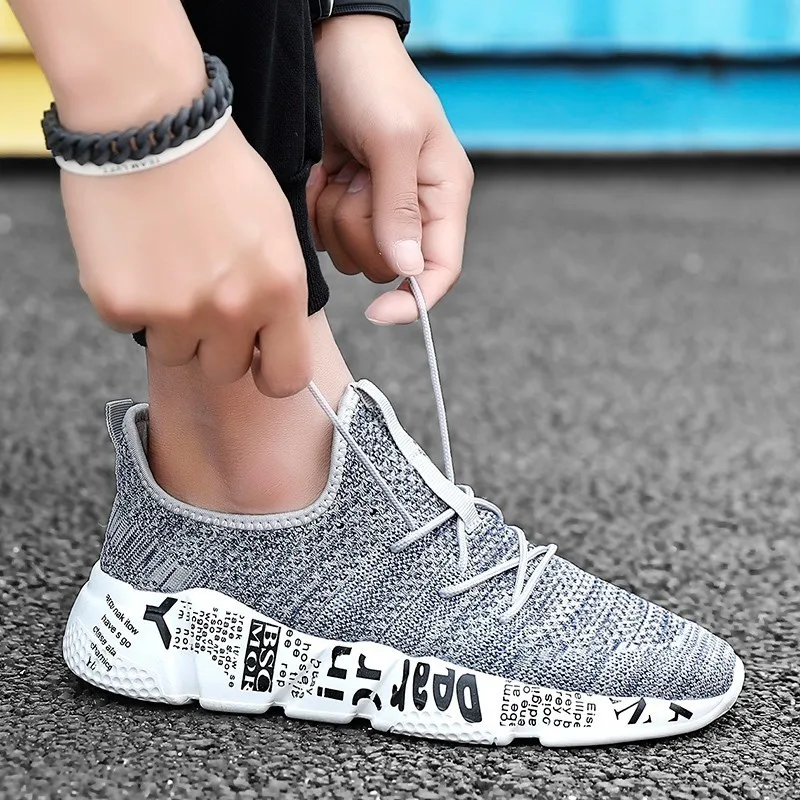 2019 New Fashion Breathable Shoes Men Casual Mesh Woven Sneakers Camouflage Outdoor Footwear For Male | Обувь