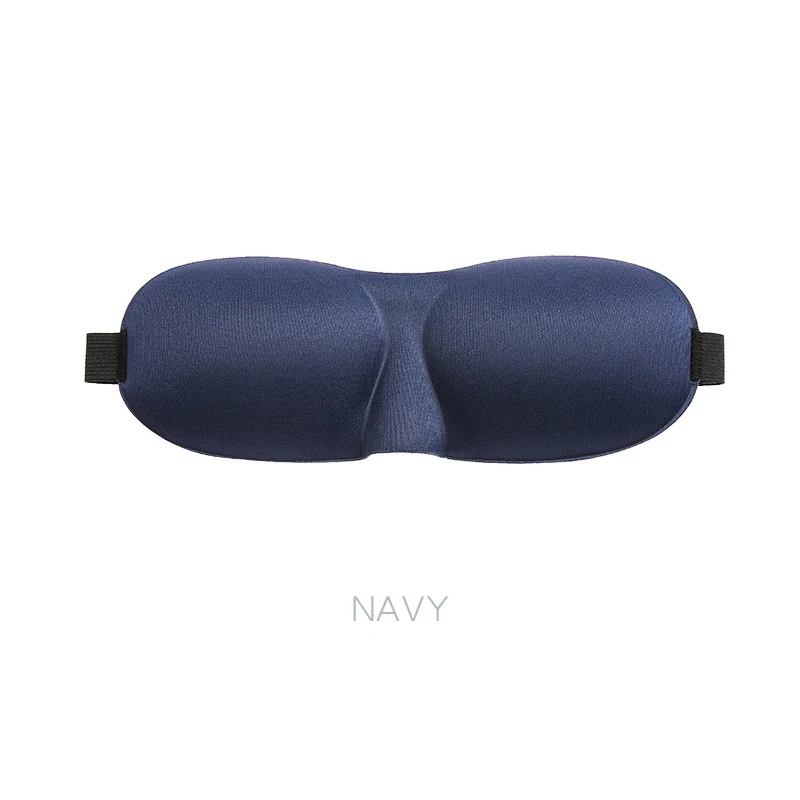 Navy Новая Обновленная 3D маска для сна, маска для сна, хорошее затенение, стерео покрытие для глаз, повязка для глаз, повязка на глаза, повязка на глаза - Цвет: Navy