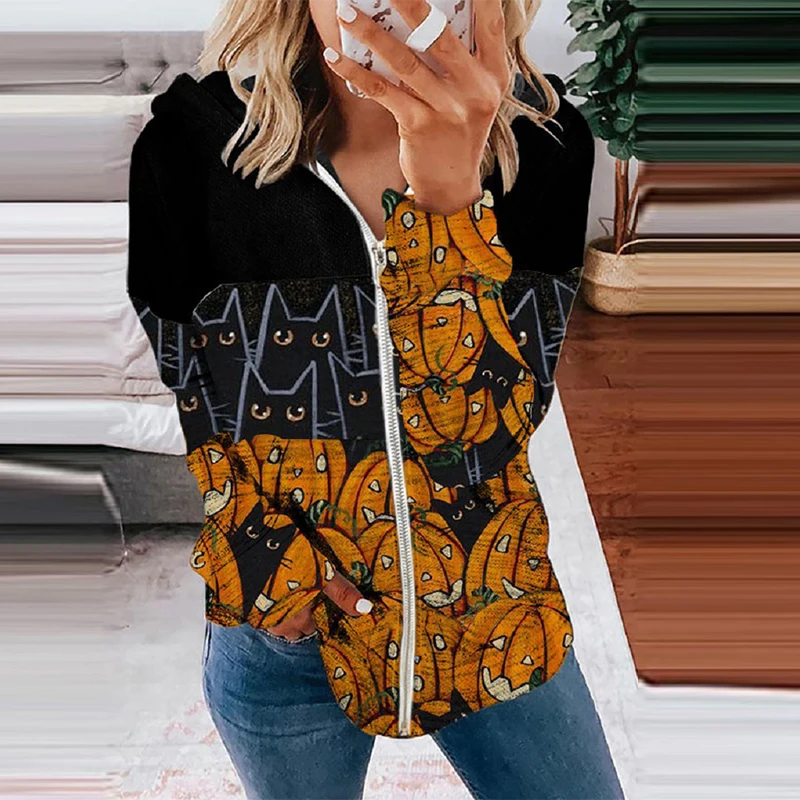 

Женская толстовка с капюшоном и принтом в стиле пэчворк, 3XL, Повседневная Свободная женская уличная Толстовка с длинным рукавом, винтажный п...