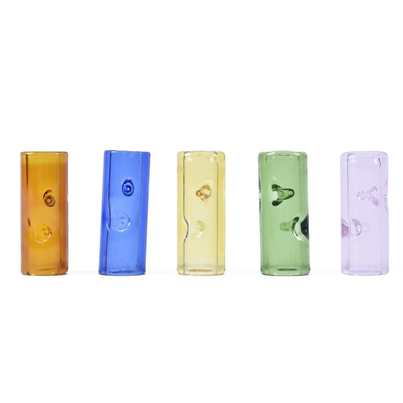 

3 Pieces 12mm Colored Glass Tips