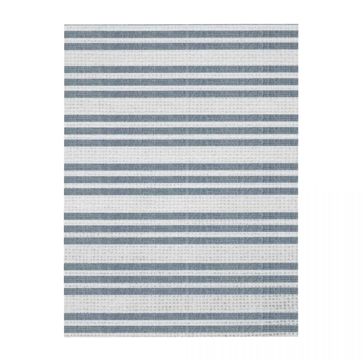 Прямоугольная скатерть в белую и синюю горизонтальную полоску домашний