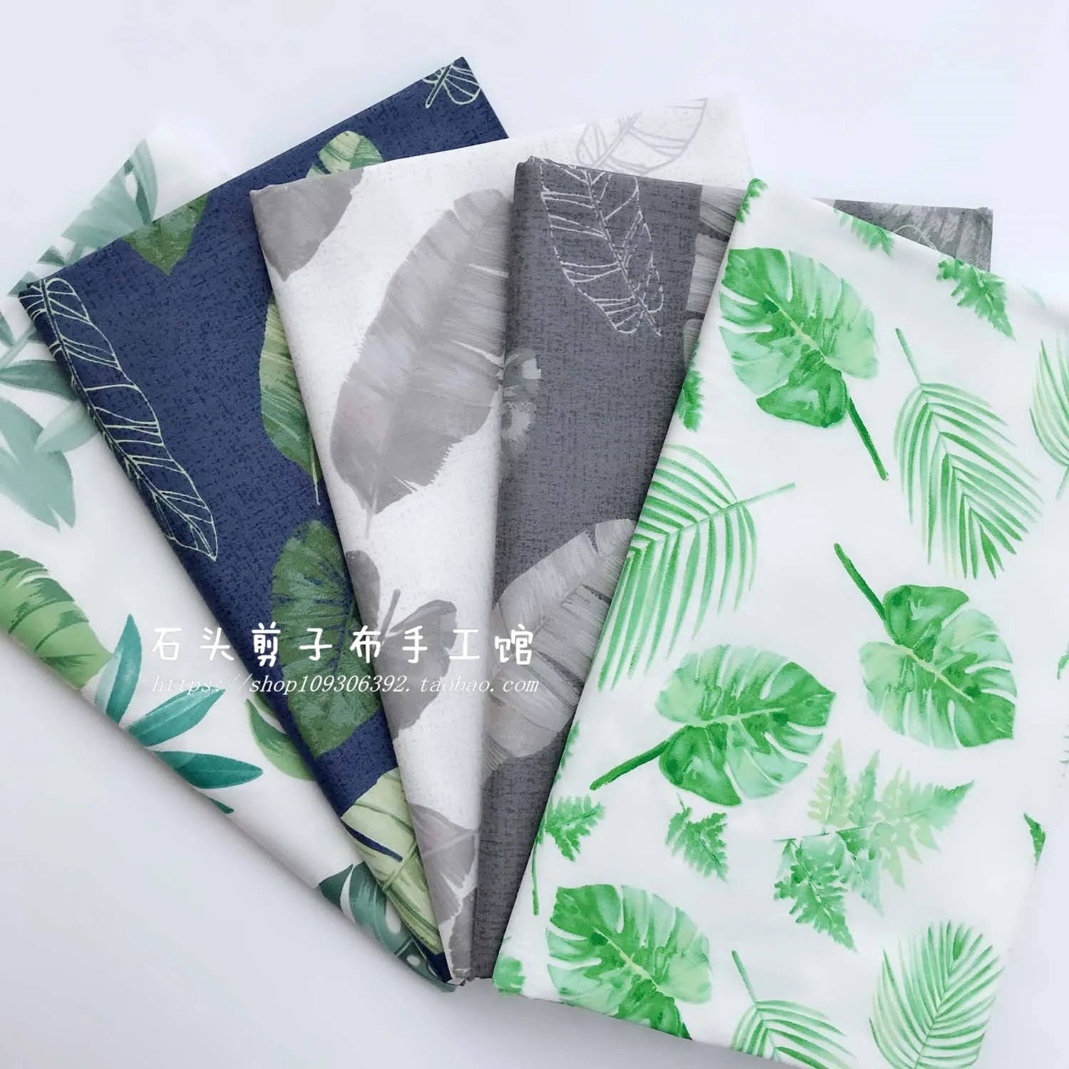 1 6 м шириной с принтом в виде листков растения натуральный хлопок печатных