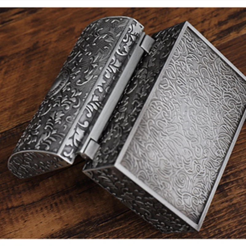 Ретро шкатулка из цинкового сплава для хранения ювелирных изделий чехол дома