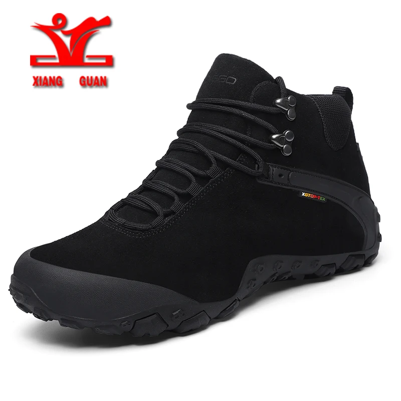 2021 XIANGGUAN Outdoor Shoes High Quality Anti-Fur Man Martin Hiking Shoes Travel Desert Tactical boots Warm Sneakers EUR 36-48