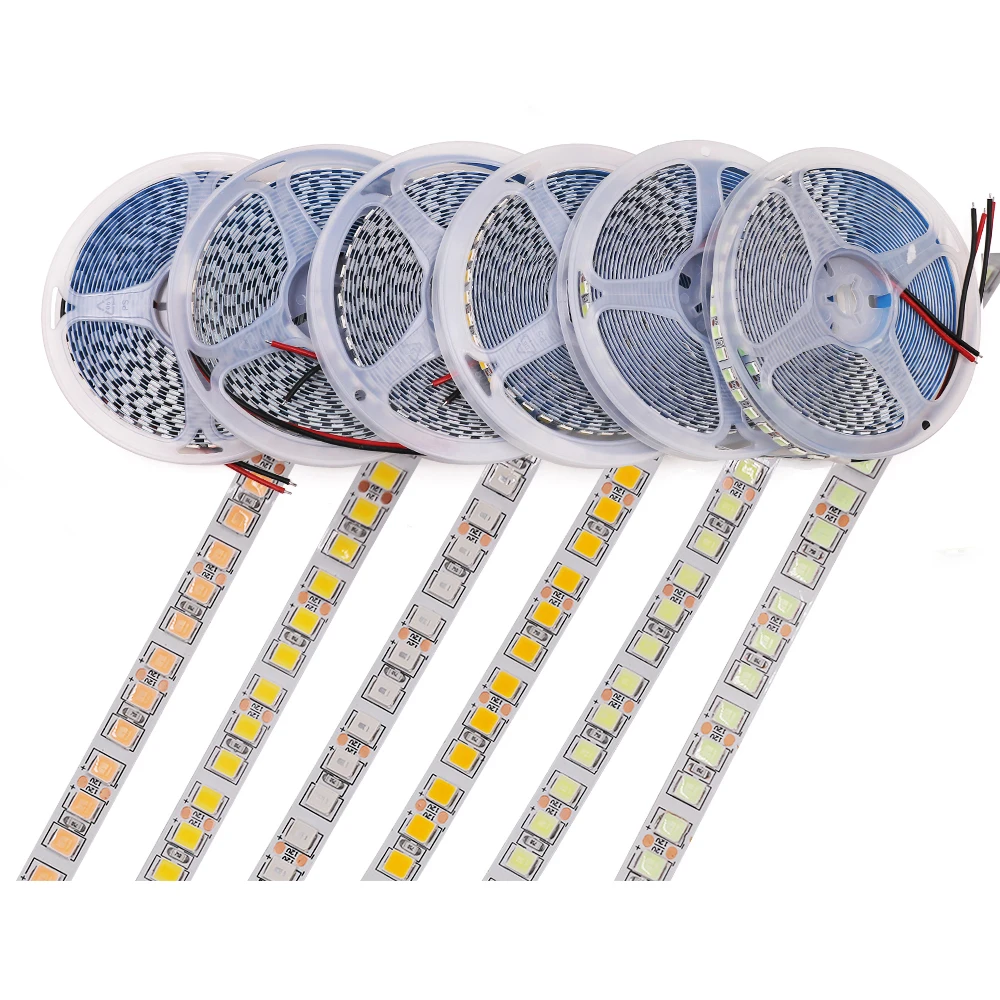 

DC 12V Led Strip 120Leds/m 240Leds/m SMD 5054 2835 Waterproof 6000K 4000K 3000K Flexible LED Ribbon Tape Light Strip Lamp 5m