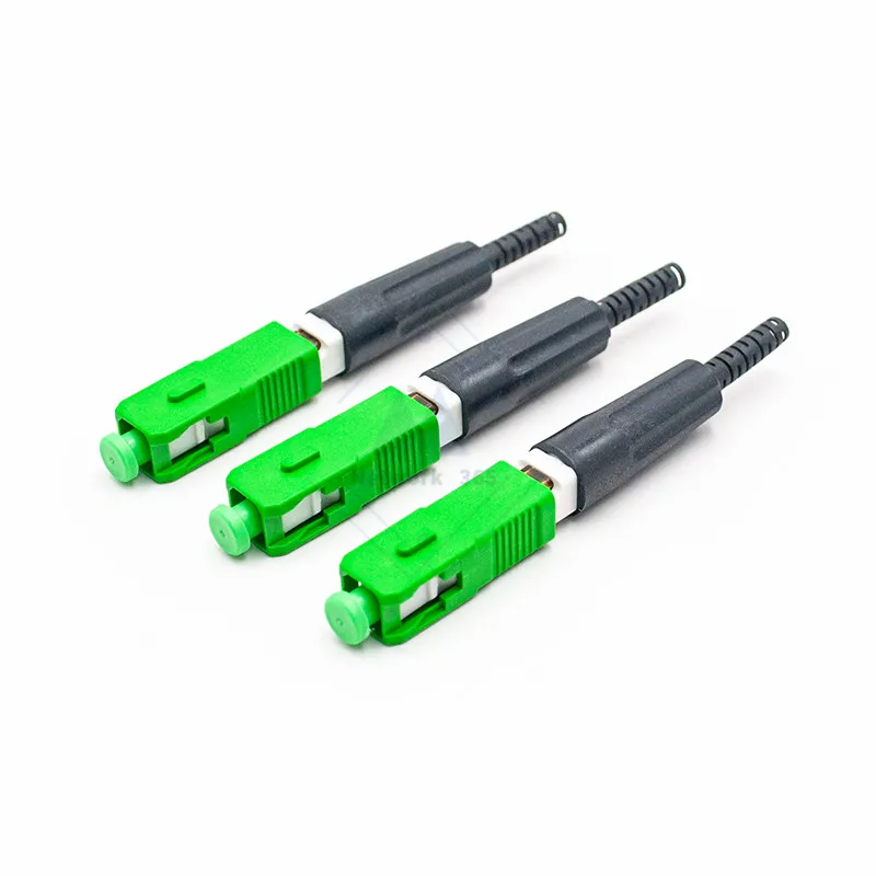 

New product 100pcs/lot ESC925T SC APC Single-Mode SC APC Optical Fiber quick connector SC Embedded type