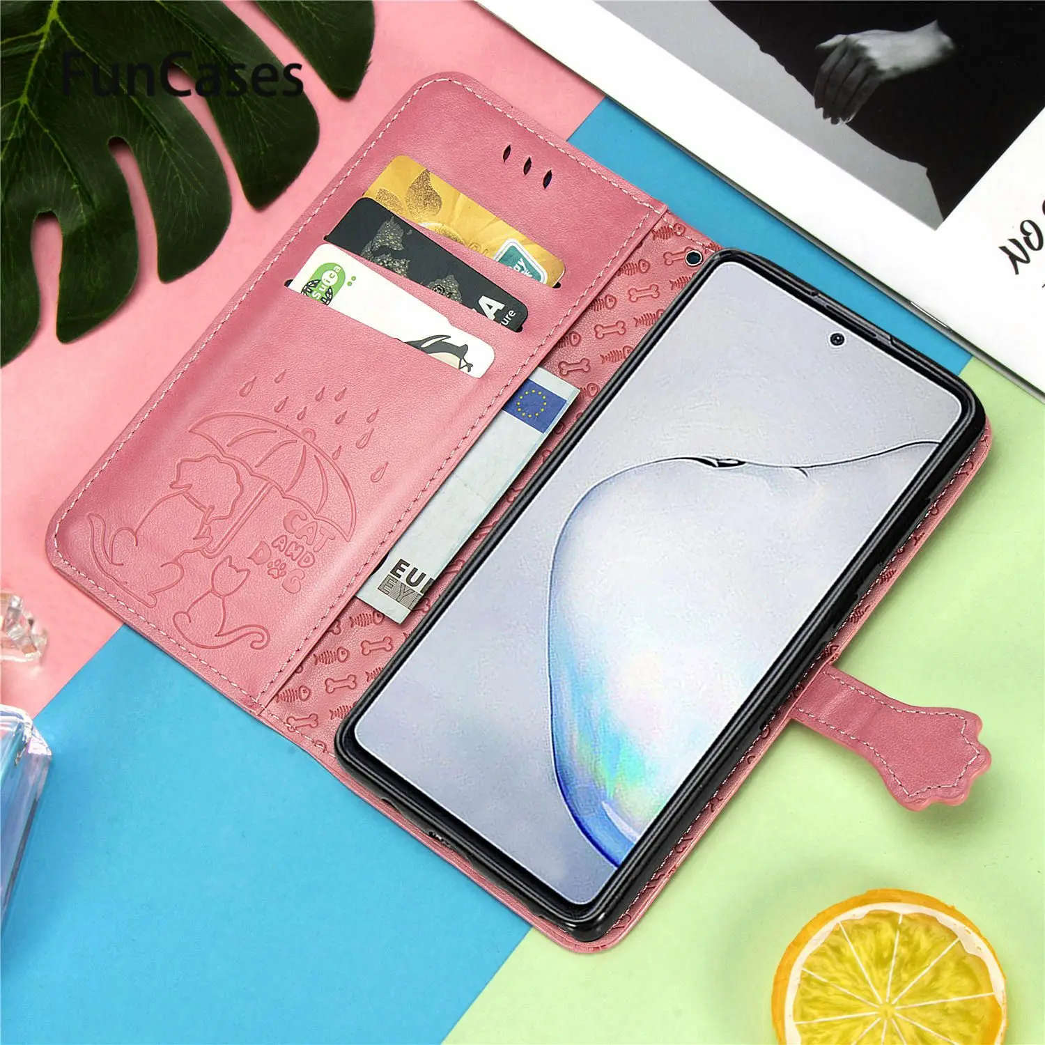 Милый чехол-книжка с кошкой для Huawei P Smart Z Caso чехлы телефонов funda Y9 Prime 2019 Enjoy 10 Plus |