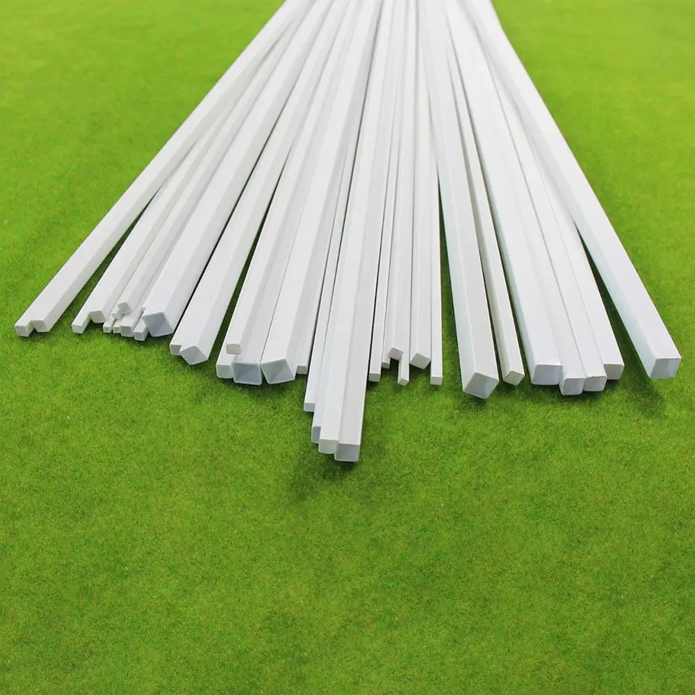 ABS02 36 шт/партия стирол ABS трубы квадратного сечения квадратная труба секций 500 мм