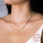 Женское ожерелье из серебра 925 пробы, с бриллиантами