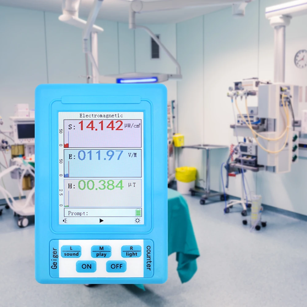 BR 9A портативный цифровой тестер детектор электромагнитного излучения Высокая