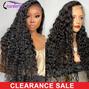 Парик из натуральных волос Remy, бразильский, с глубокой волной, 13x 4