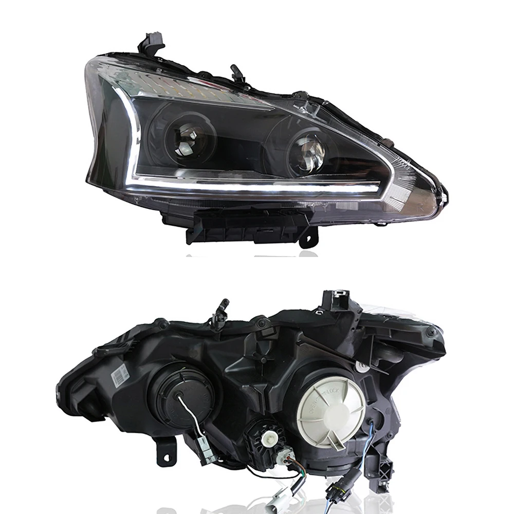 Стайлинг автомобиля фары для Nissan Teana Altima светодиодный ные 2013-2017 DRL Hid вариант
