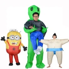 Inflatable Alien T rex Costume Suit Scary Shark Cosplay Costume Halloween For Adult Kid Costume Party Festival Anime Fancy Dress
