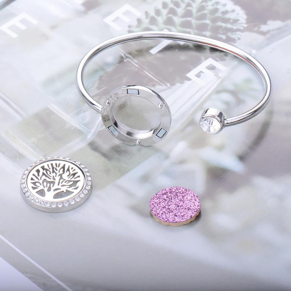 Ароматический диффузор из нержавеющей стали браслет с ароматическим диффузором