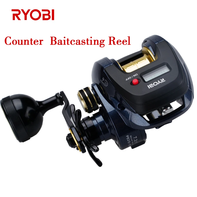 RYOBI цифровой Дисплей электронный рыбалка катушка счётчик для заброса приманки