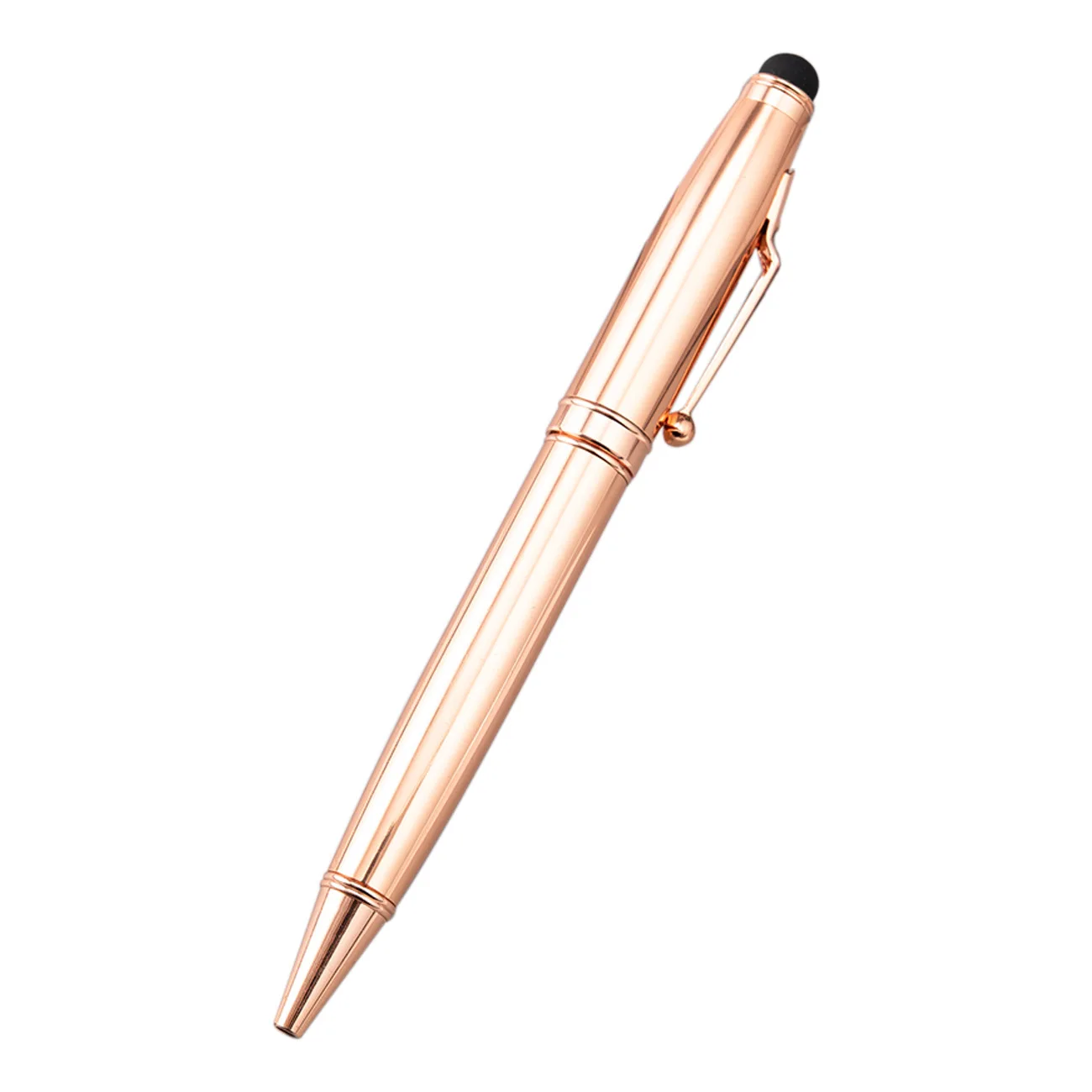 metal rose gold ballpoint pen multi functional pens stylus pen for phone ipad personalized gift business office accessory pens free global shipping