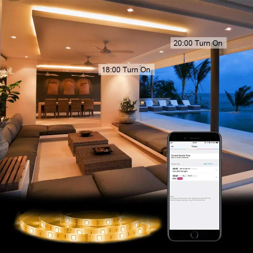 Smart Bluetooth RGBW Controller for 5050 3528 LED Strip Light Works with Android and iOS Free APP Control Box | Лампы и освещение