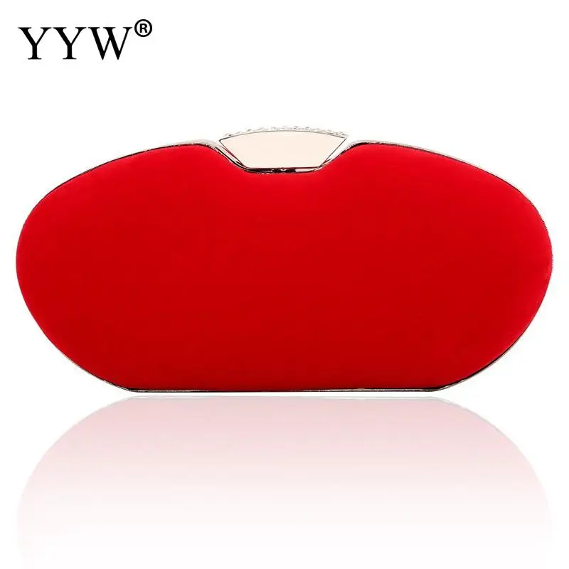 

Elegant Ladies Velour Evening Bags Party Clutch Bag Formal Wedding Party Clutch Purse Prom Cocktail Handbags bolsas feminina