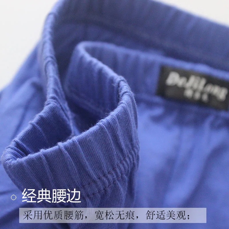 6pcs/Lot 6XL 5XL High waist 100%Cotton Underpants Men'S Boxers Underwear Men LooseFour Shorts Boxers Shorts Breathable Solid